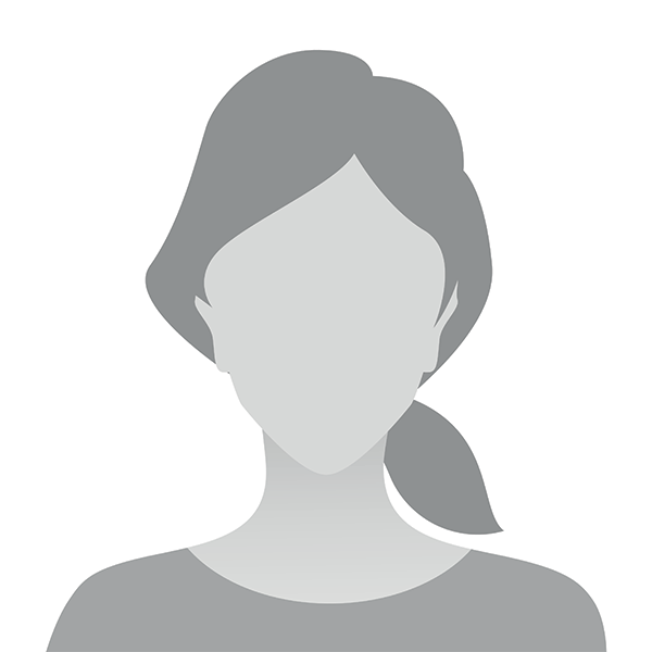The image features a stylized icon of a person with a side profile view, showcasing their face, hair, and neck, set against a white background.